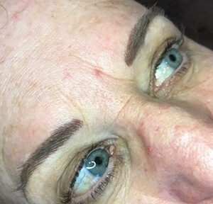 Hair-stroke Brows-after 2 year touch up